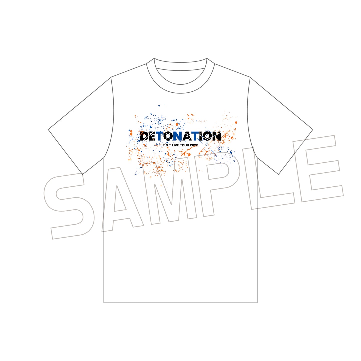 【DETONATION】Tシャツ WHITE