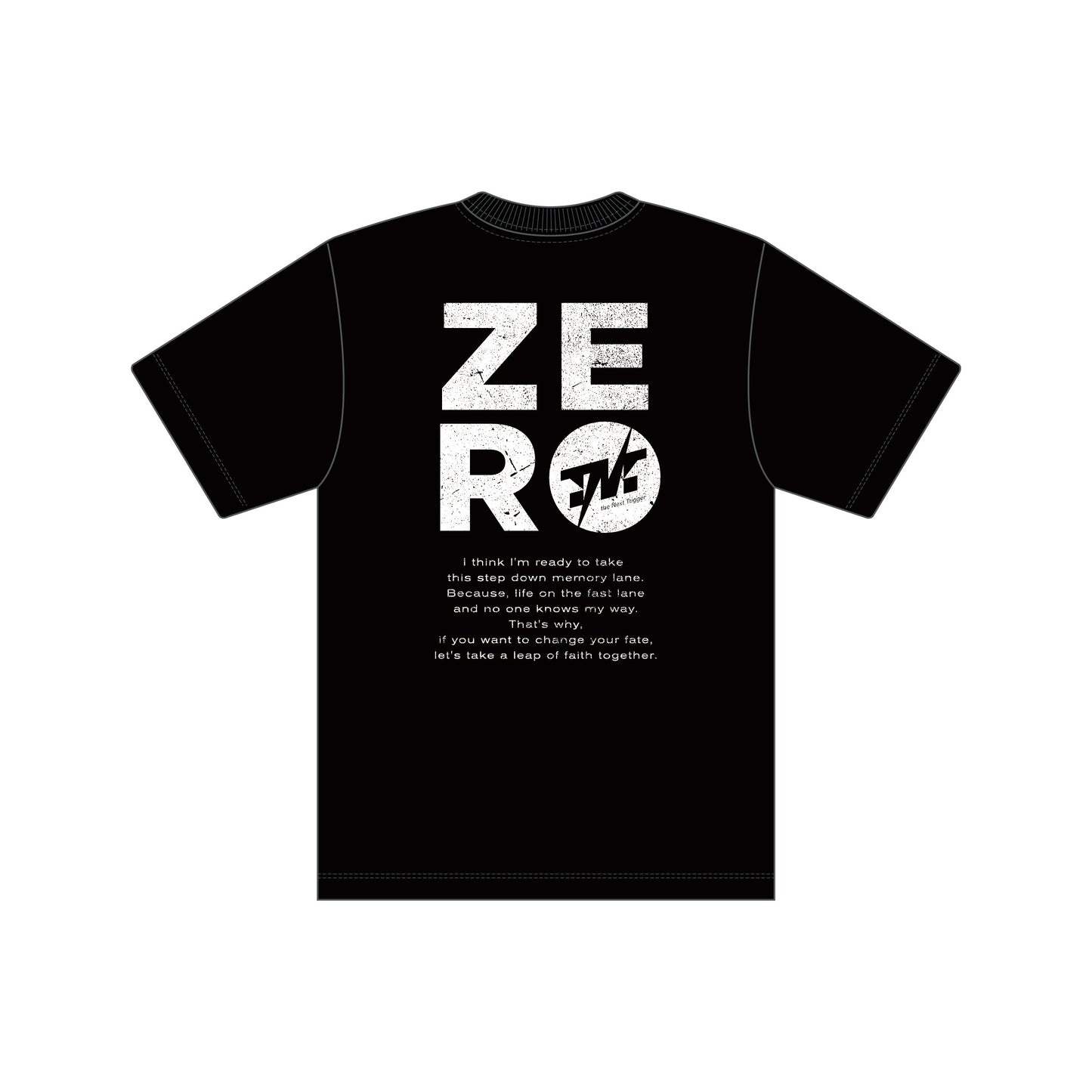 「ZERO」TシャツBLACK