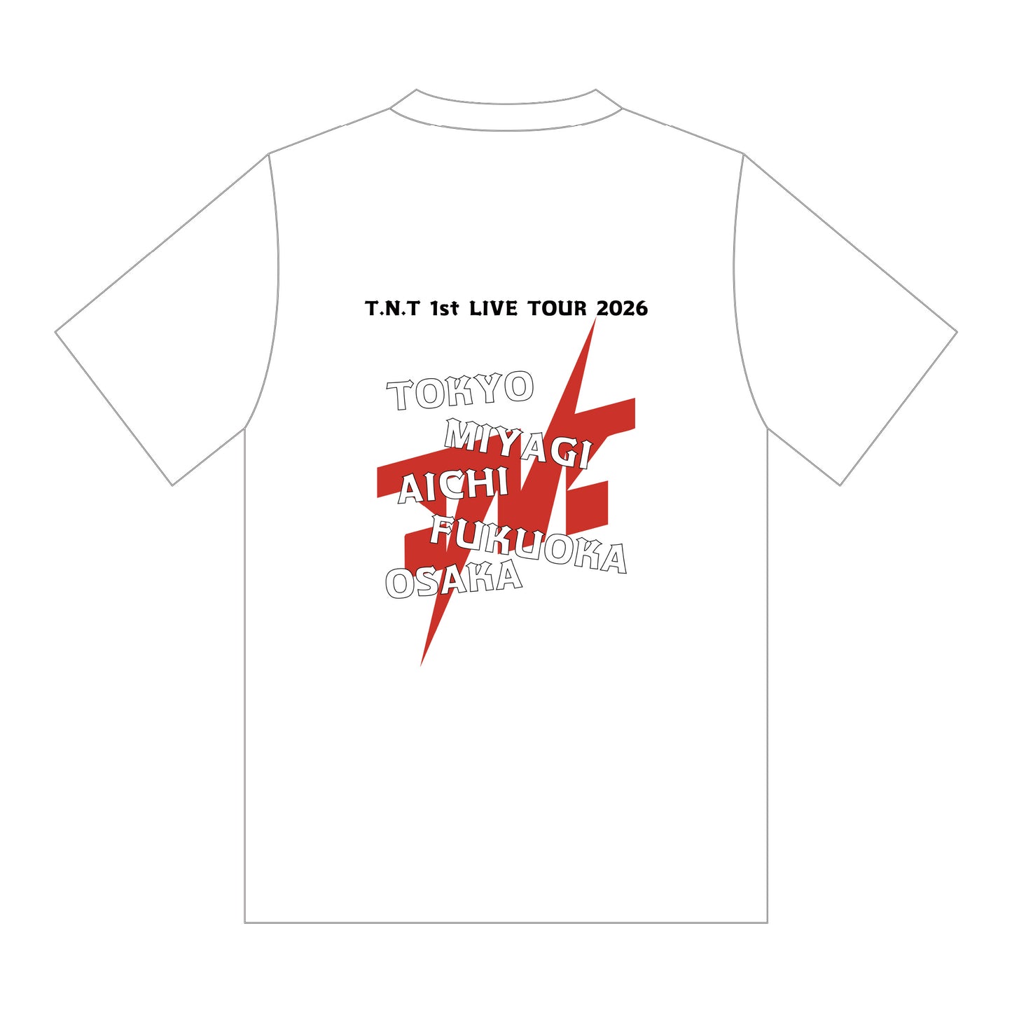 【THE NEXT TRIGGER】Tシャツ WHITE